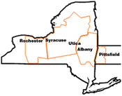 Upstate New York Map