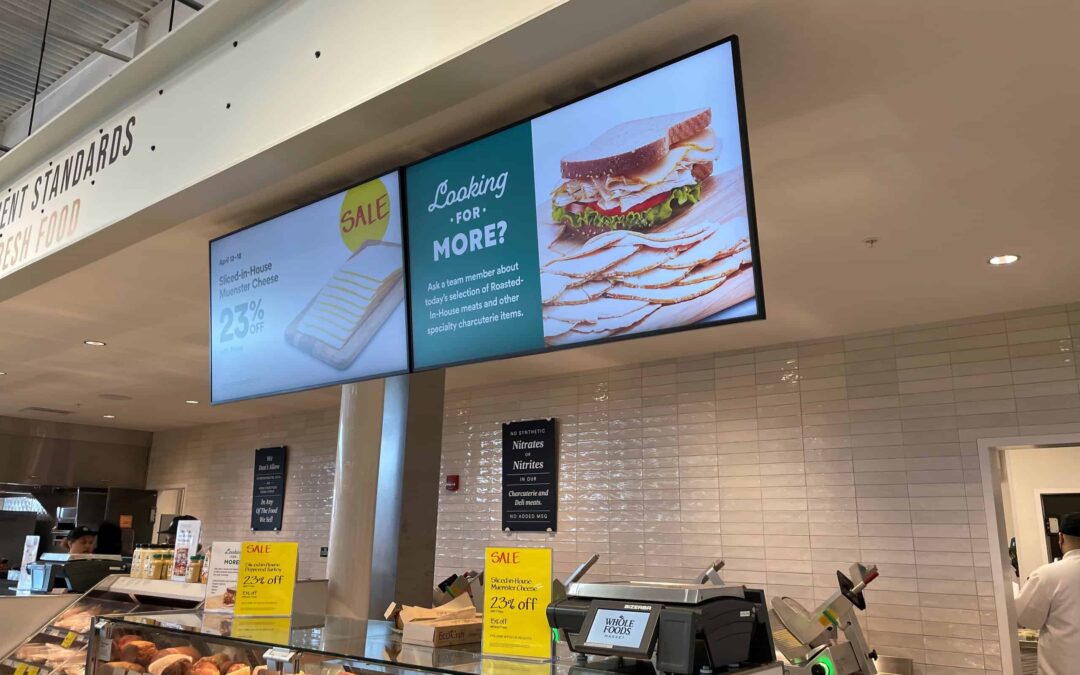 Menu Displays & Barco Clickshare System Whole Foods Market Rochester, NY