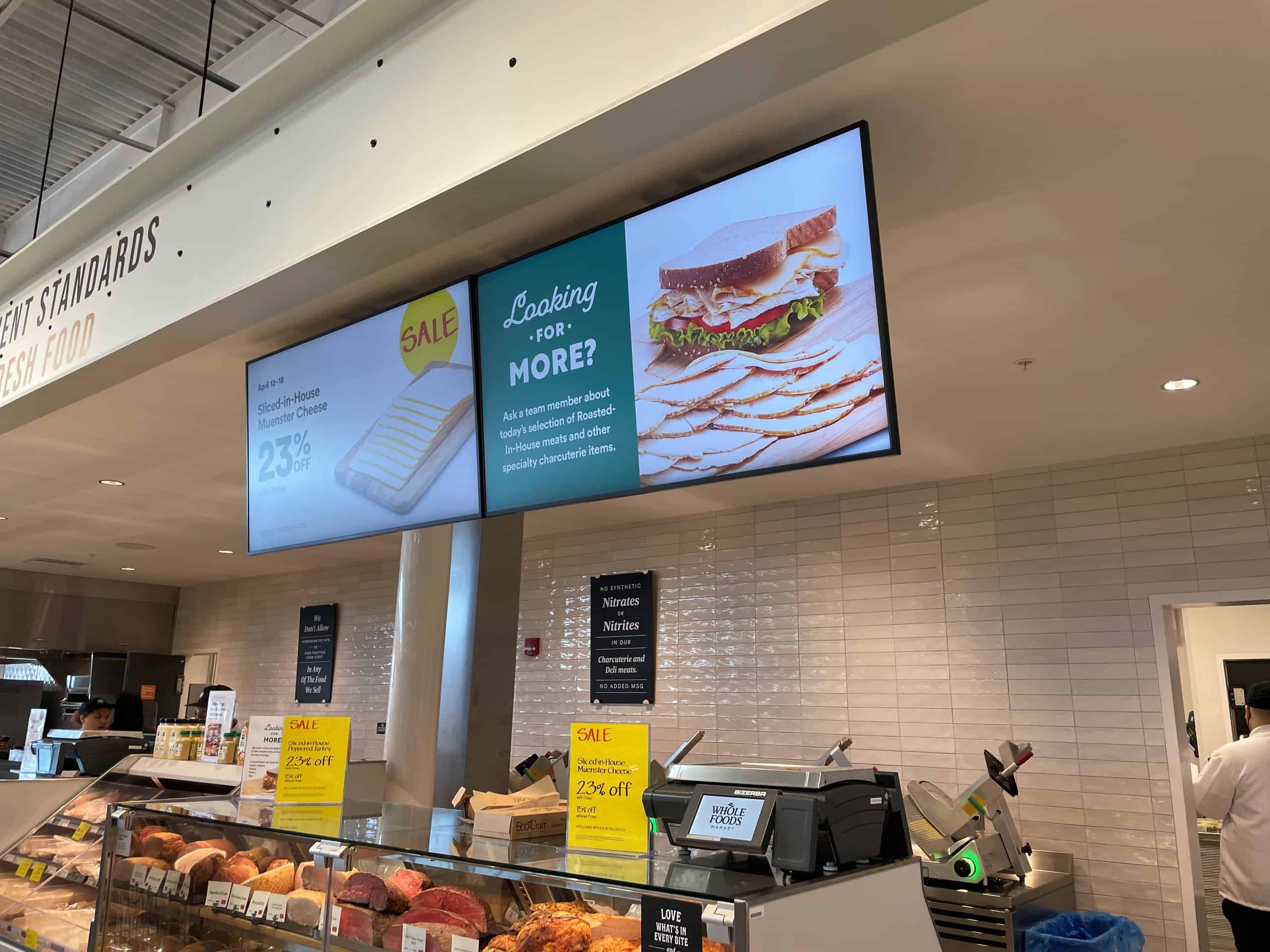 Menu Displays & Barco Clickshare System<br/> Whole Foods Market<br/> Rochester, NY