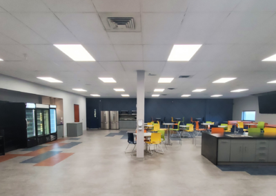 Commercial Audio Video System, Rochester, NY, Mersen Corporation, Break Room