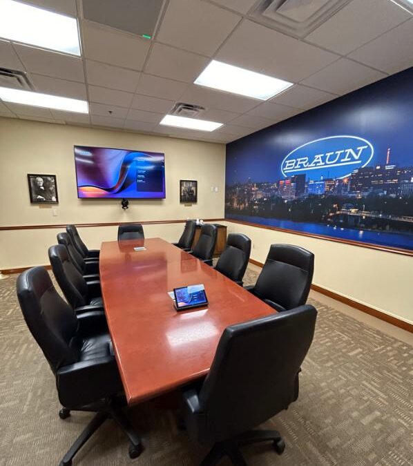 Microsoft Teams Room, Video Conferencing. GA Braun, Inc., Syracuse, NY