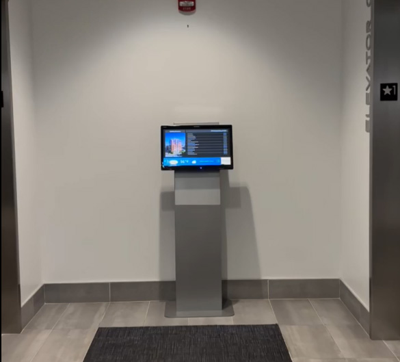 Interactive Way-Finding Digital Signage. 677 Broadway Tower, Albany, NY